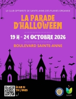 Halloween Ste-Anne des Plaines 2026